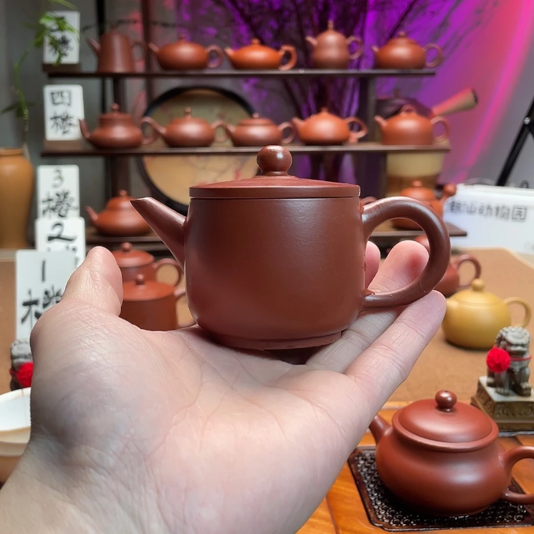 紫砂茶壶就***噢朱泥汉瓦