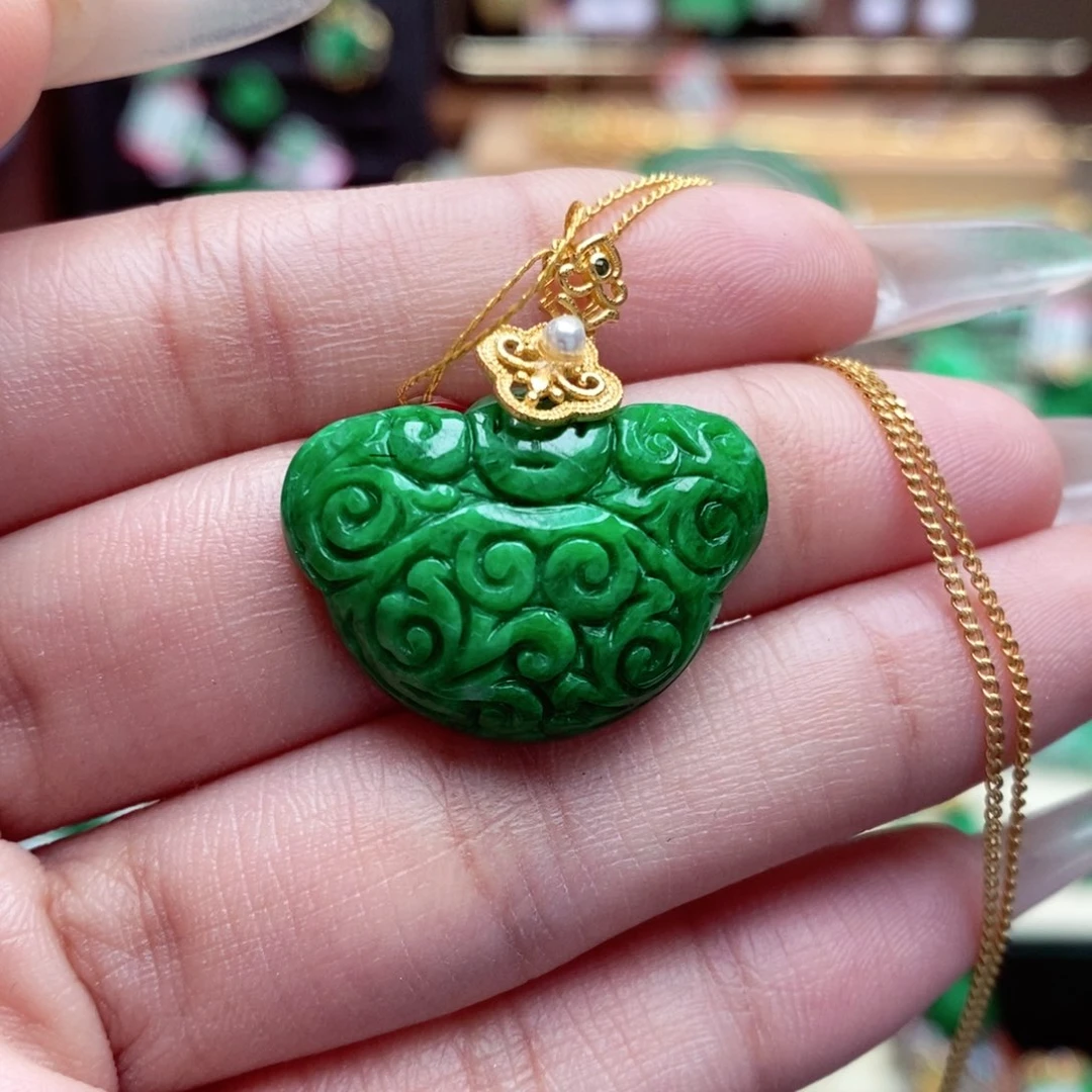 颈饰未镶嵌翡翠翡翠吊坠