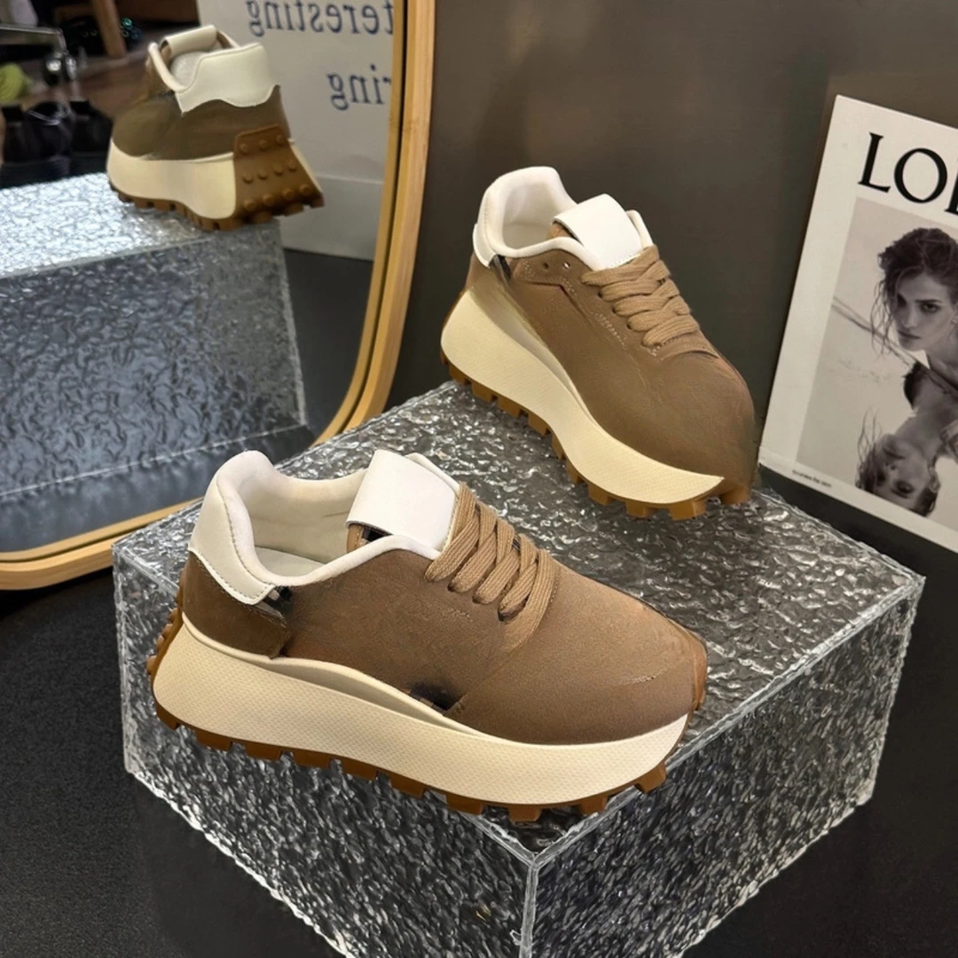 2025年春季新款韩版厚底时尚百搭舒适休闲鞋212