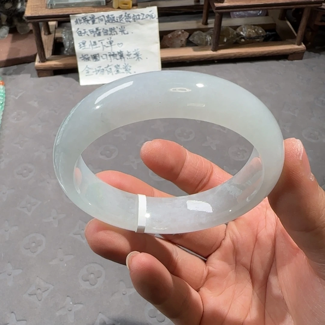 翡翠未镶嵌手镯58.2圈口