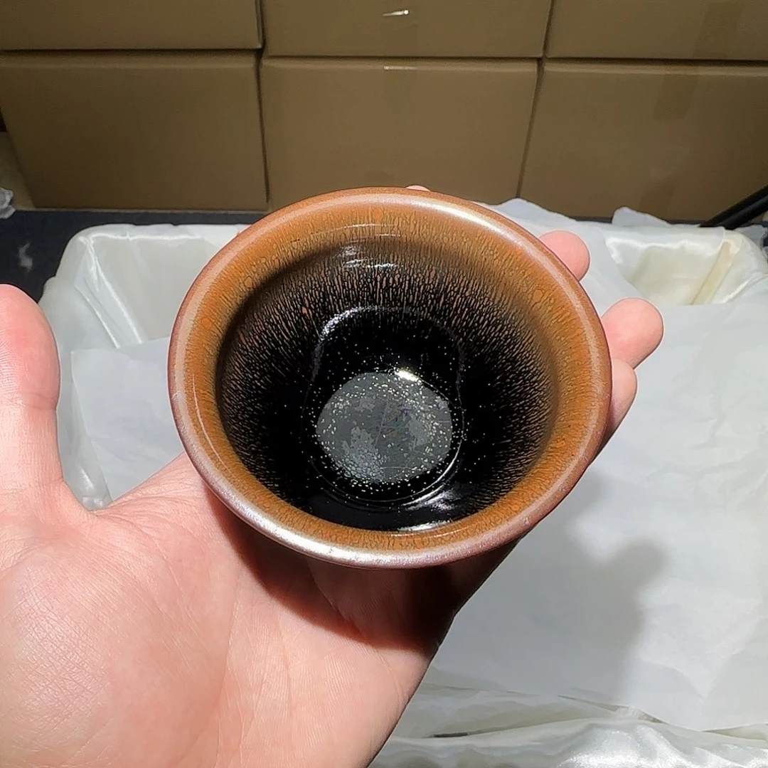 茶盏微瑕建盏，介意勿拍