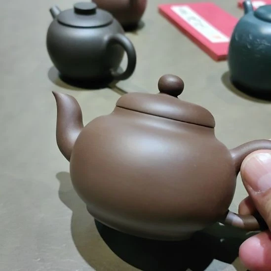 紫砂茶杯70年代底槽清半手