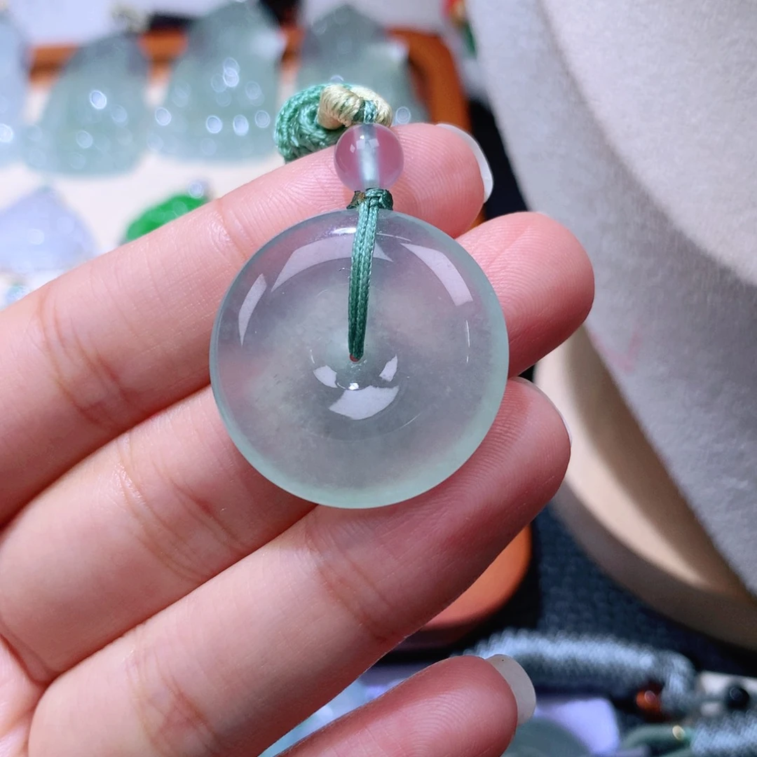 颈饰未镶嵌翡翠扣子27*5.6