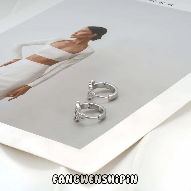 铜合金锆石耳饰 耳环0884