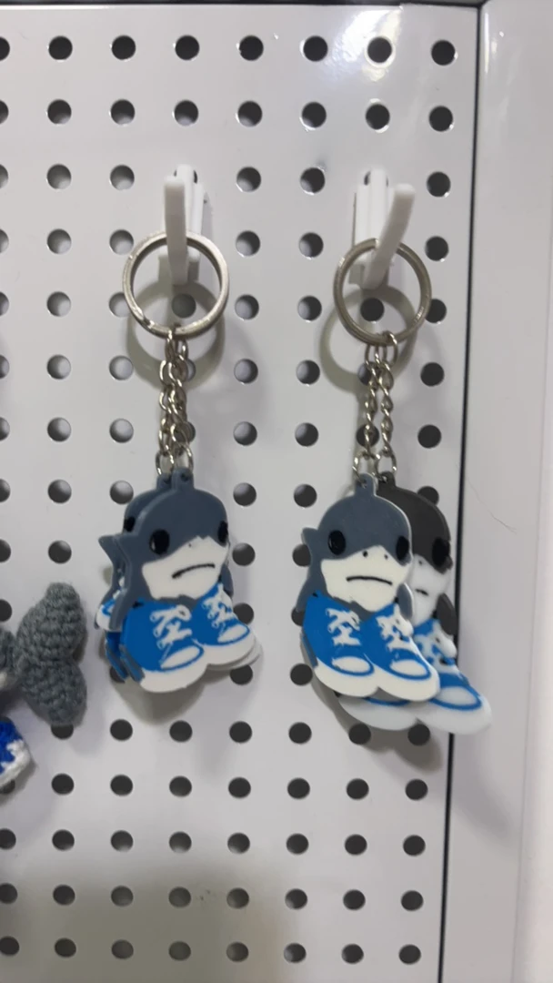 耐克鲨鱼钥匙扣tralalelotralala2D美国AI山海经单面彩色挂件猎奇