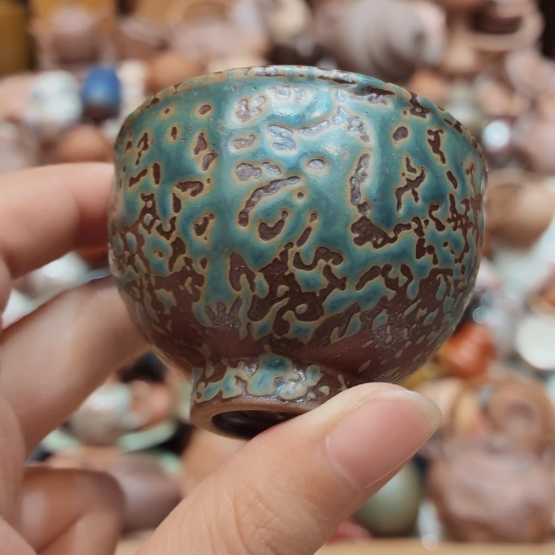 柴烧老岩泥高温茶器皿