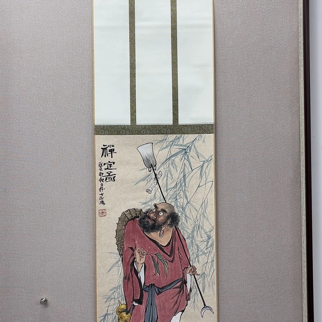 国画艺术家真人手绘