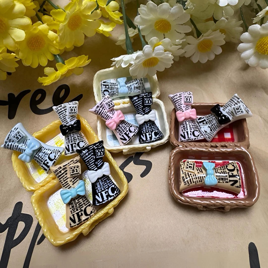 【瘦瘦定制-报纸】创意树脂diy食玩手工可爱饰品配件