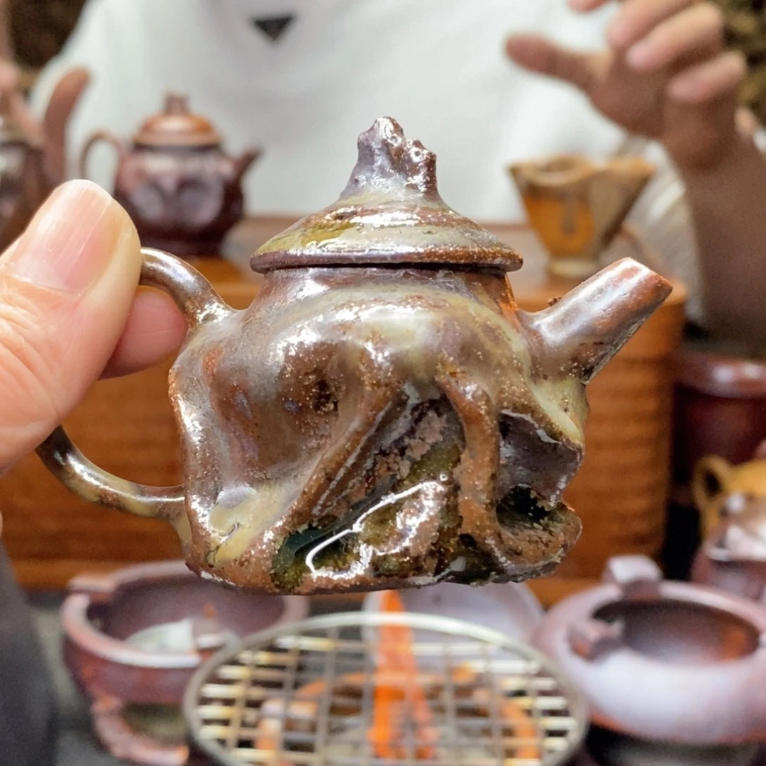 紫砂柴烧紫砂茶具