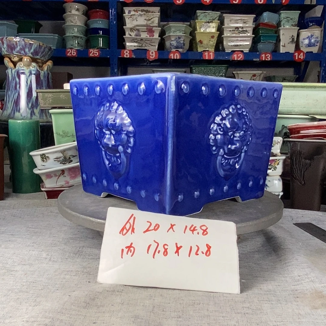 四方花盆一只花盆