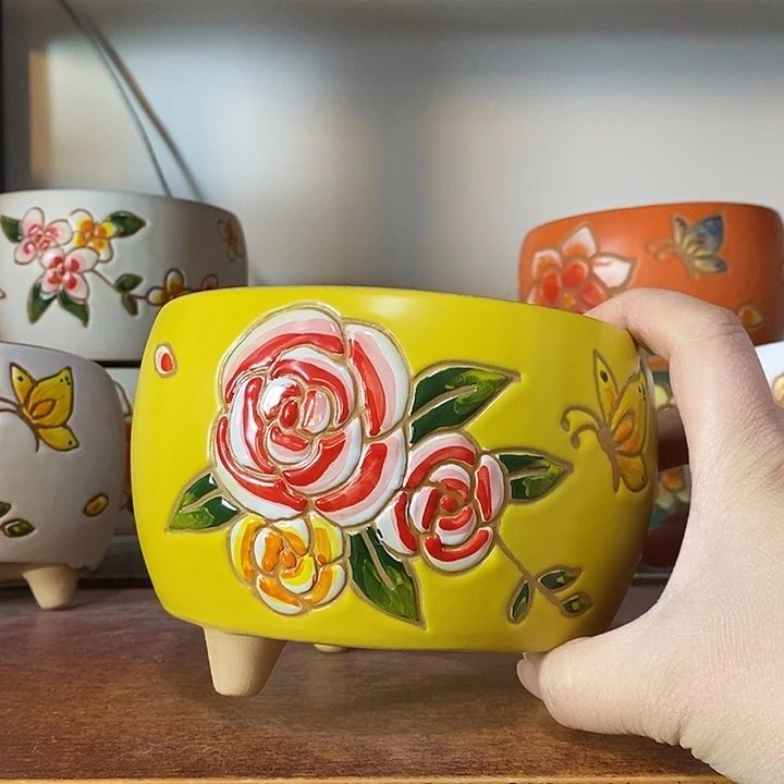 外13内11.5高10左右，纯手工制作，一单包邮