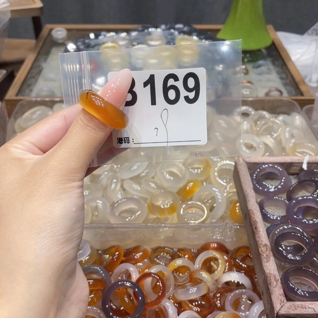 玛瑙/玉髓未镶嵌戒指169