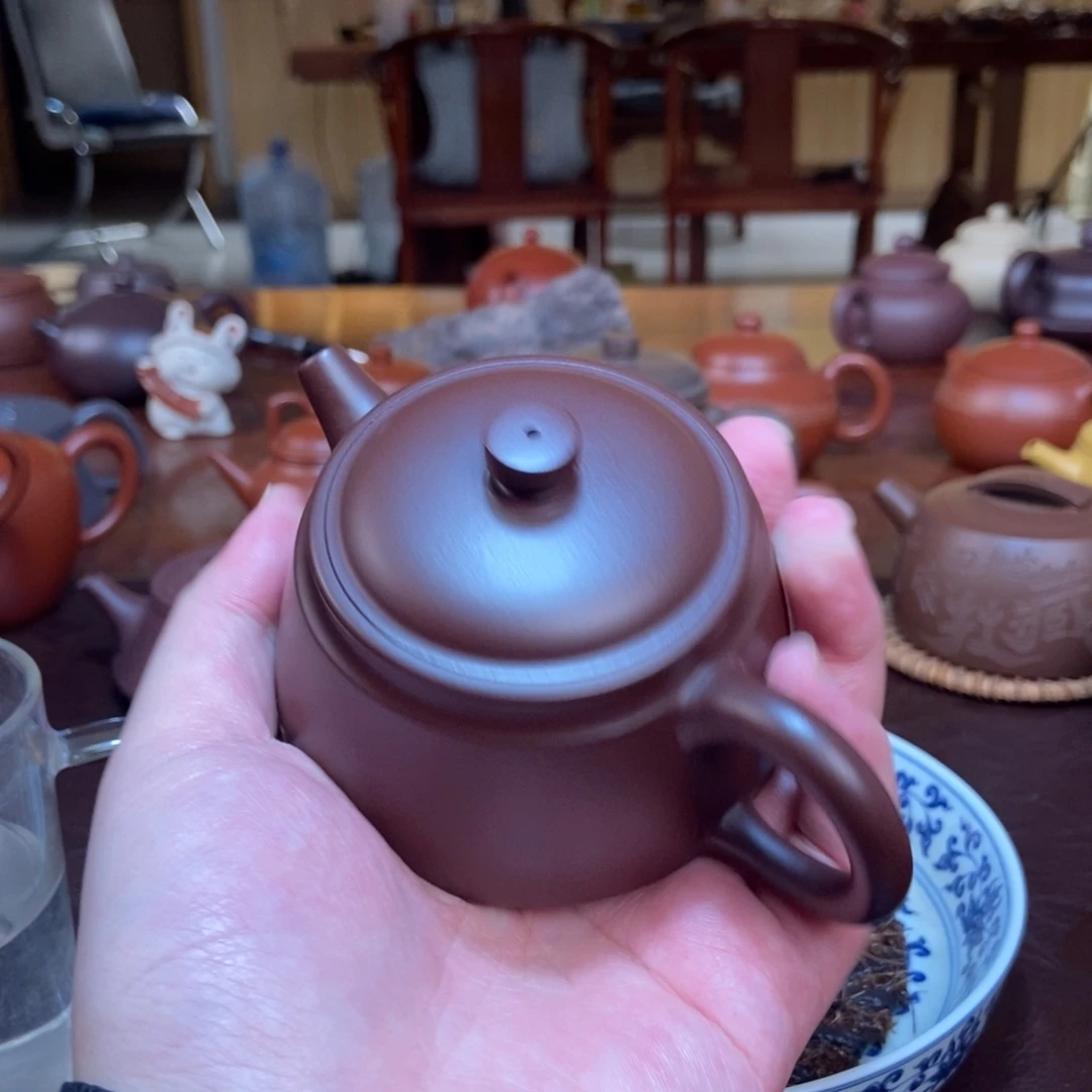 茶壶紫砂金钟紫砂壶