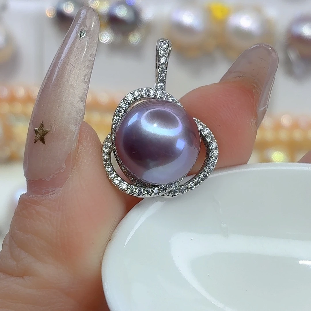 合金淡水珍珠颈饰