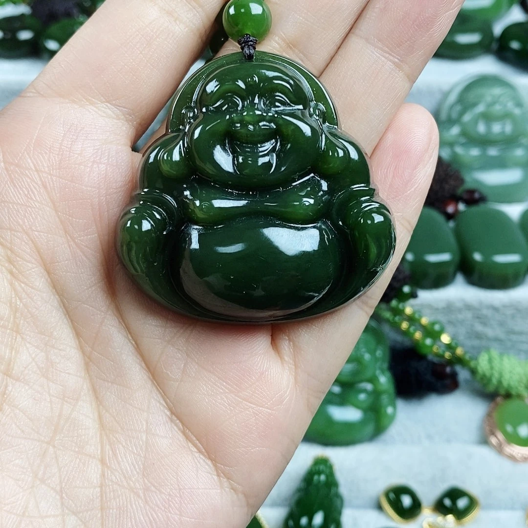 和田玉（碧玉）未镶嵌颈饰