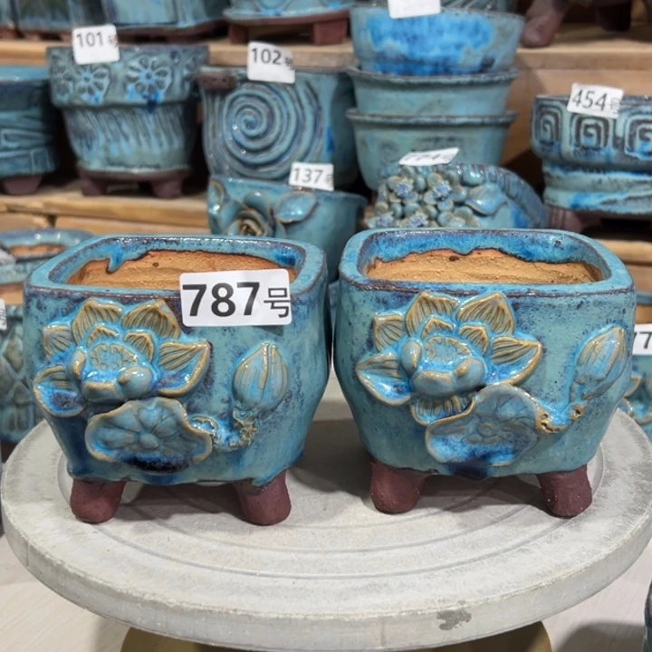 手****9尚雅陶坊多肉花盆，内口9.5×9