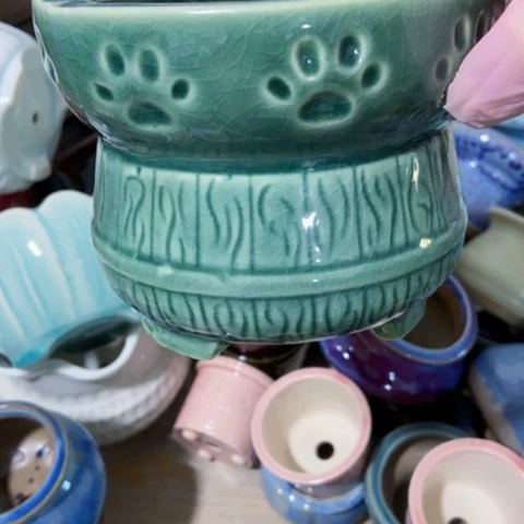 红陶陶瓷多肉花盆