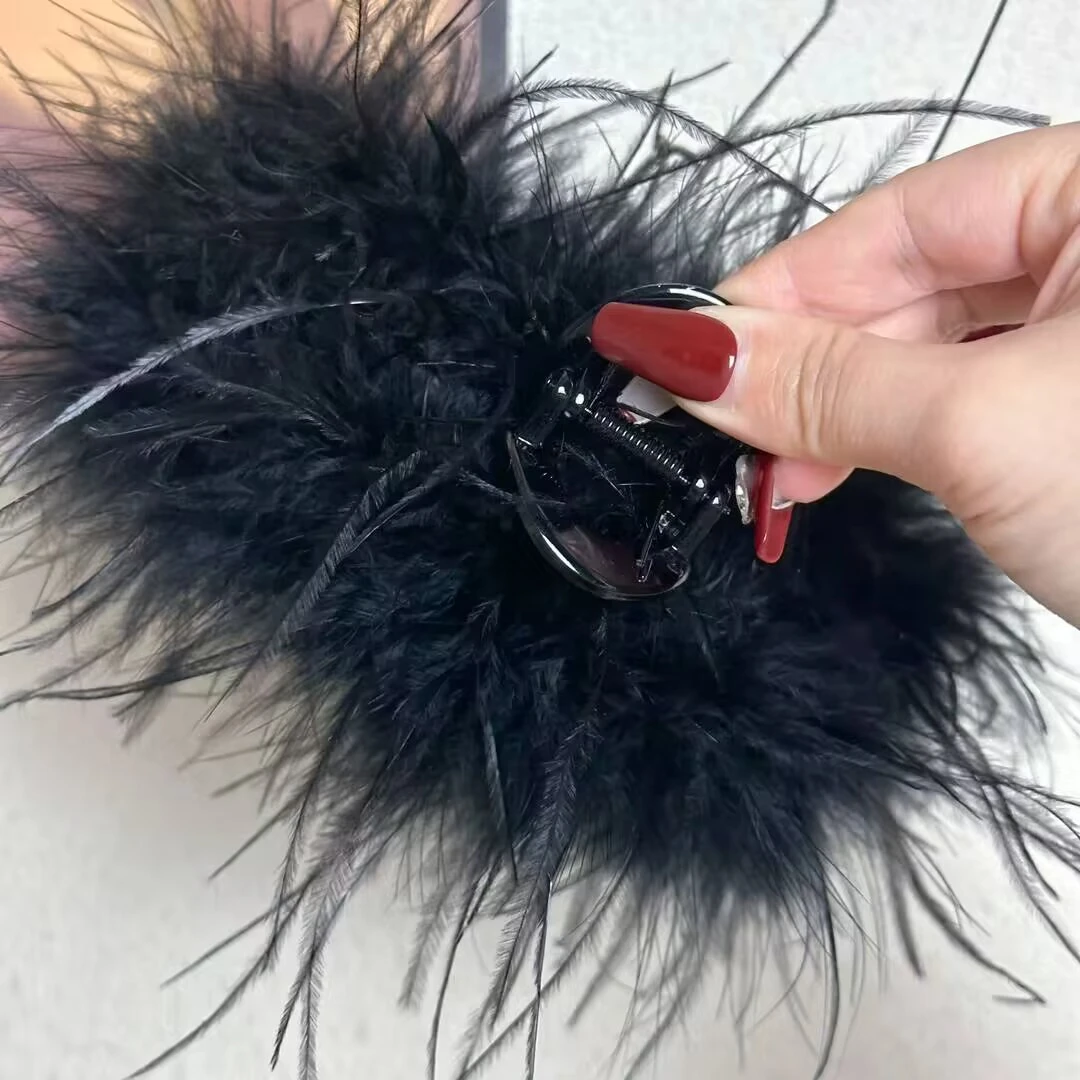 少女风极简风女日韩法式抓夹发夹复古鲨鱼夹气质网红素款头饰