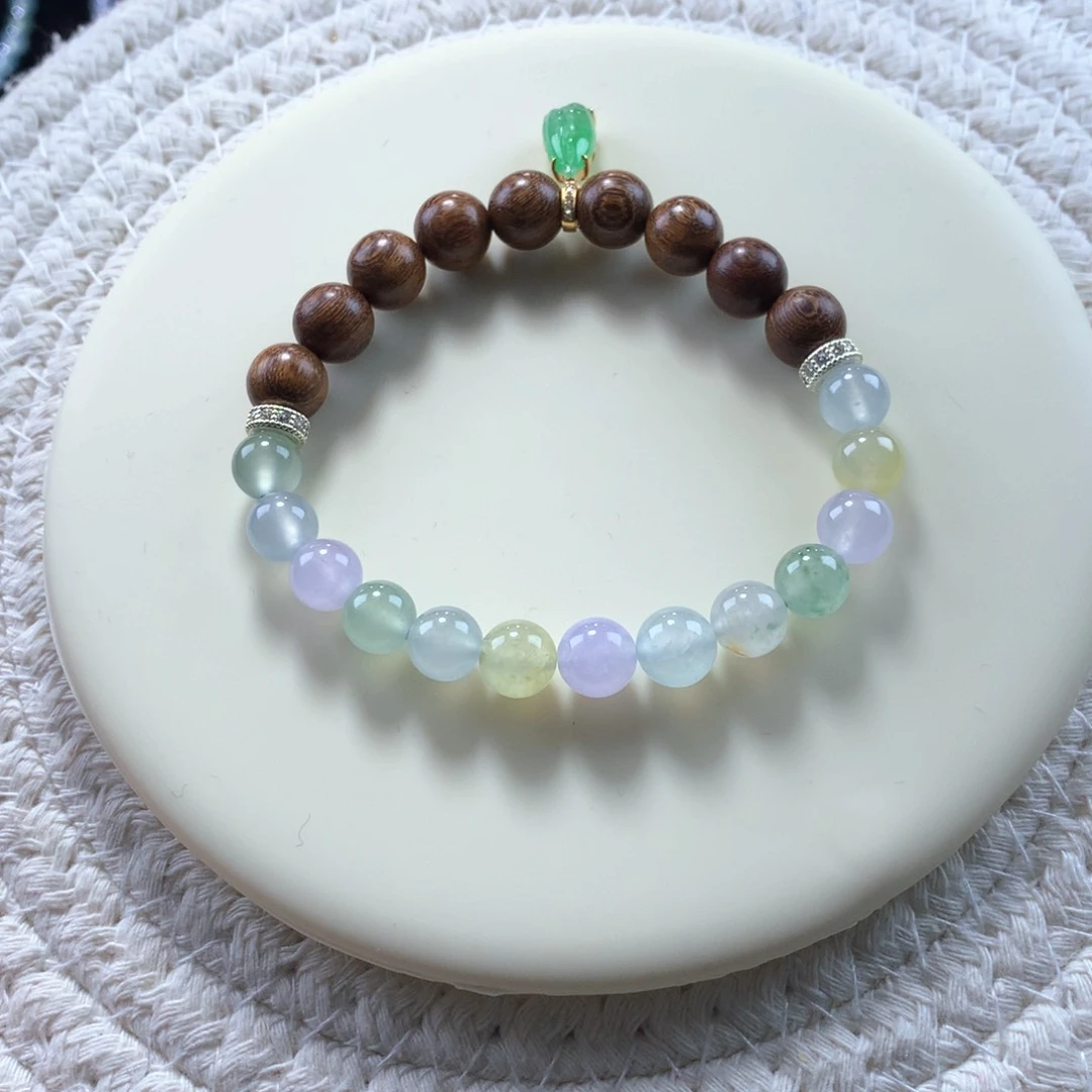 翡翠手链未镶嵌爱丽丝梦游仙境