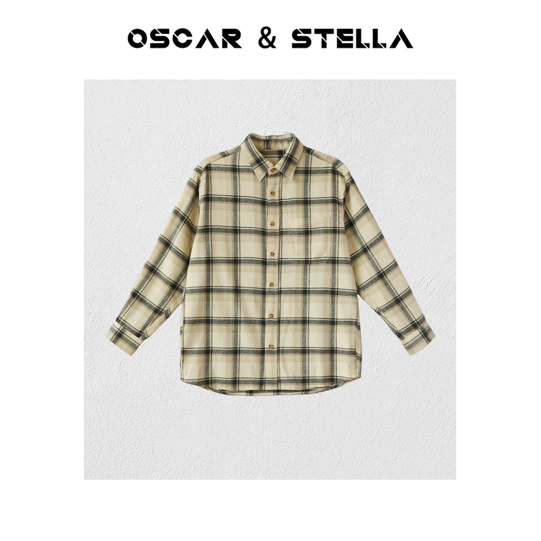 OSCAR&STELLA 【跳棋】 格子时尚休闲百搭衬衫 148-81537