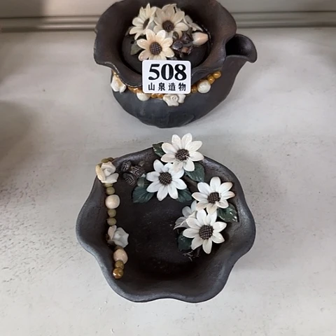 瓷片柴烧柴烧柴烧508一套