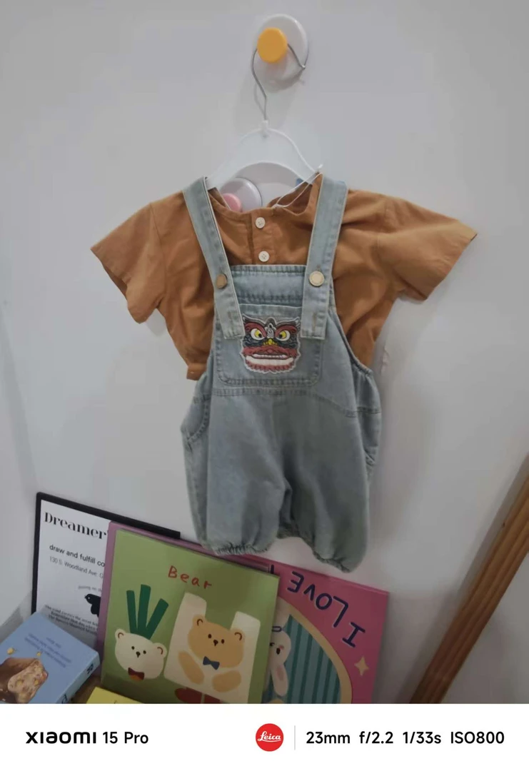 305狮子背带套装（以直播衣服为准）婴幼儿衣服