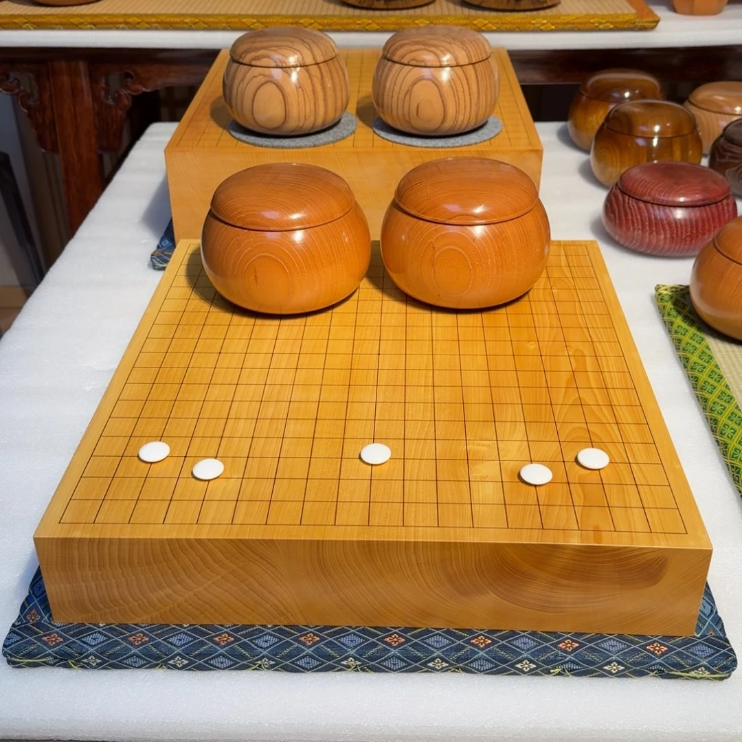 木质7.5厘米厚微瑕独木本榧盘