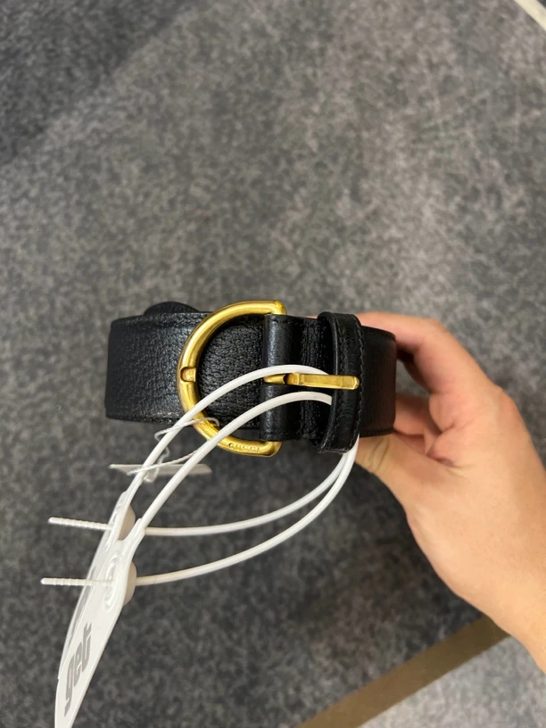 99新 GUCCI/古驰 古驰gucci黑色腰带99新