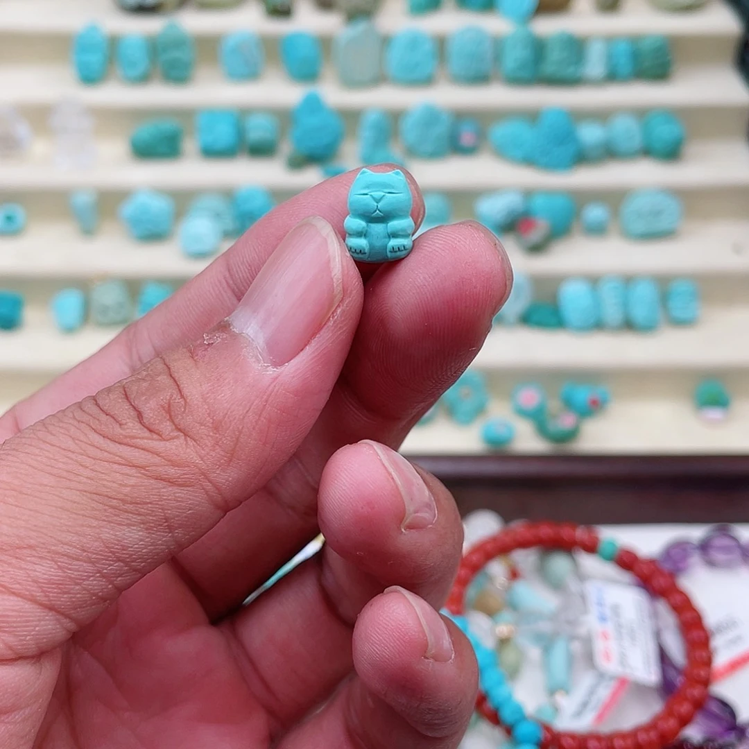 未镶嵌绿松石珠宝奇石