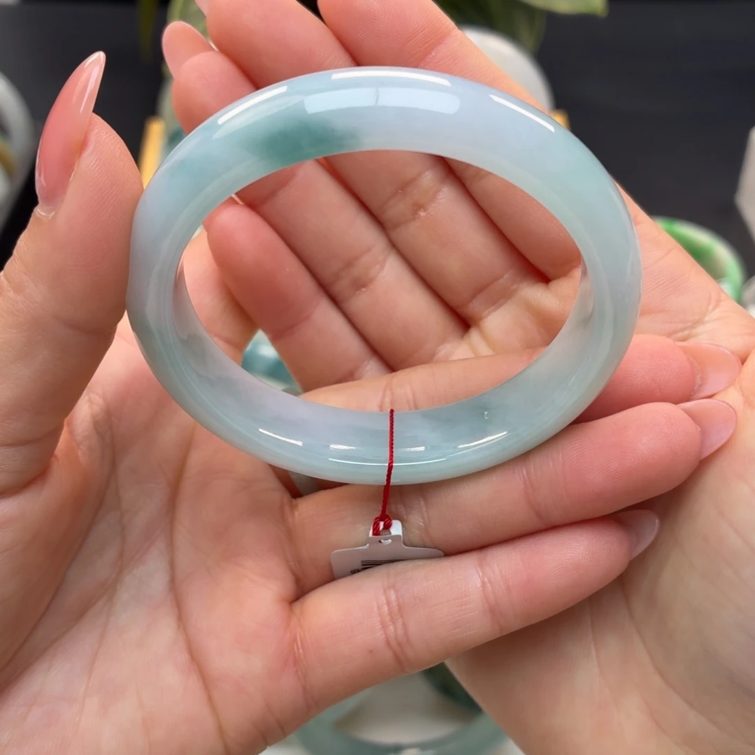 翡翠未镶嵌手镯天然