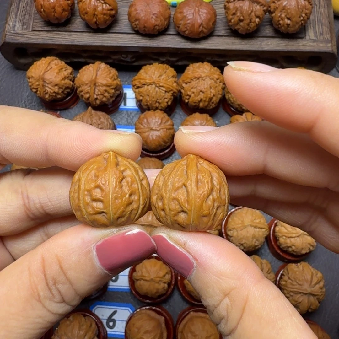 文玩核桃把件22尺小金豆013