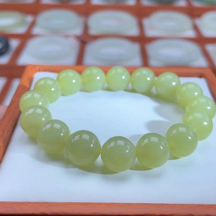 手串未镶嵌和田玉（黄玉）黄口