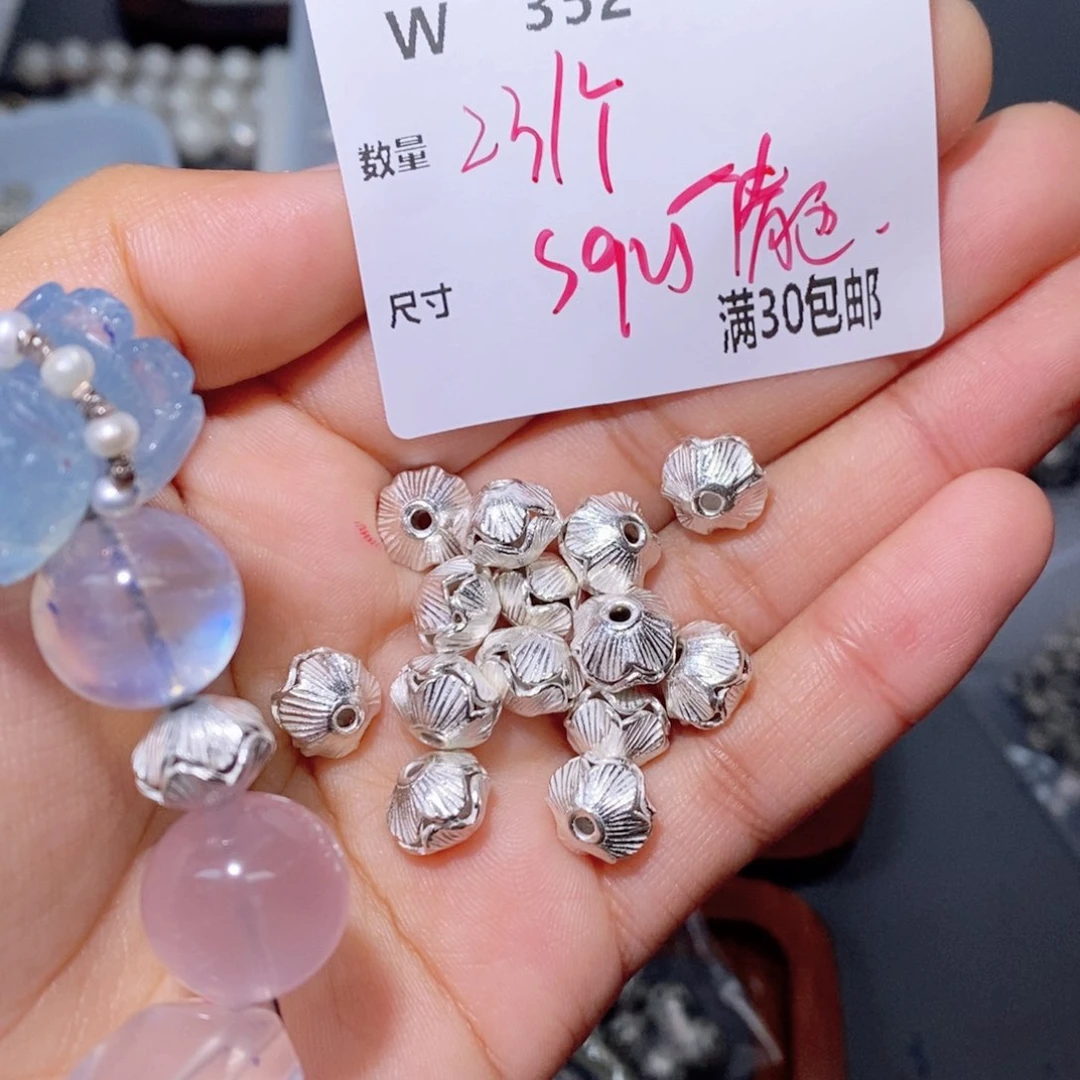 水晶颈饰银S925镶嵌W352