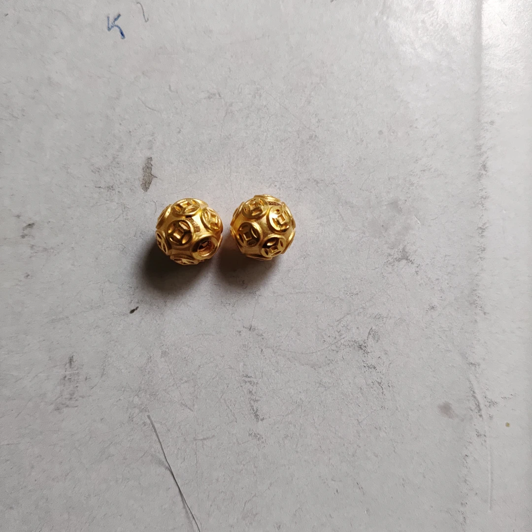 金元宝足金999貔貅珠子首饰