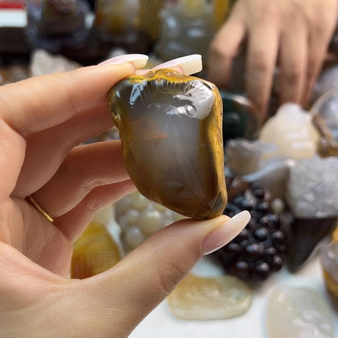 玛瑙/玉髓未镶嵌颈饰