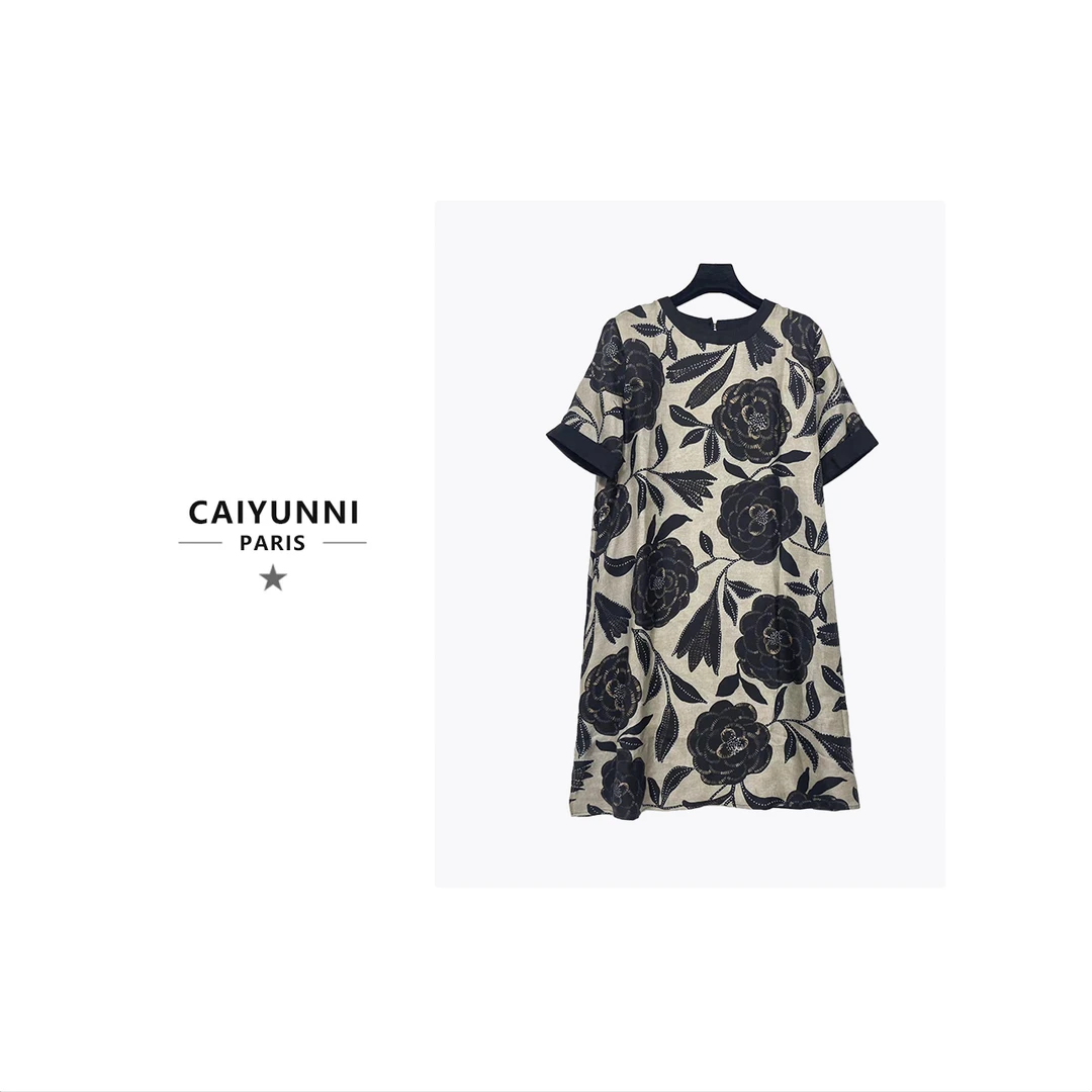 高级感重工提花气质上衣轻奢黑色宽松显瘦ZY5366