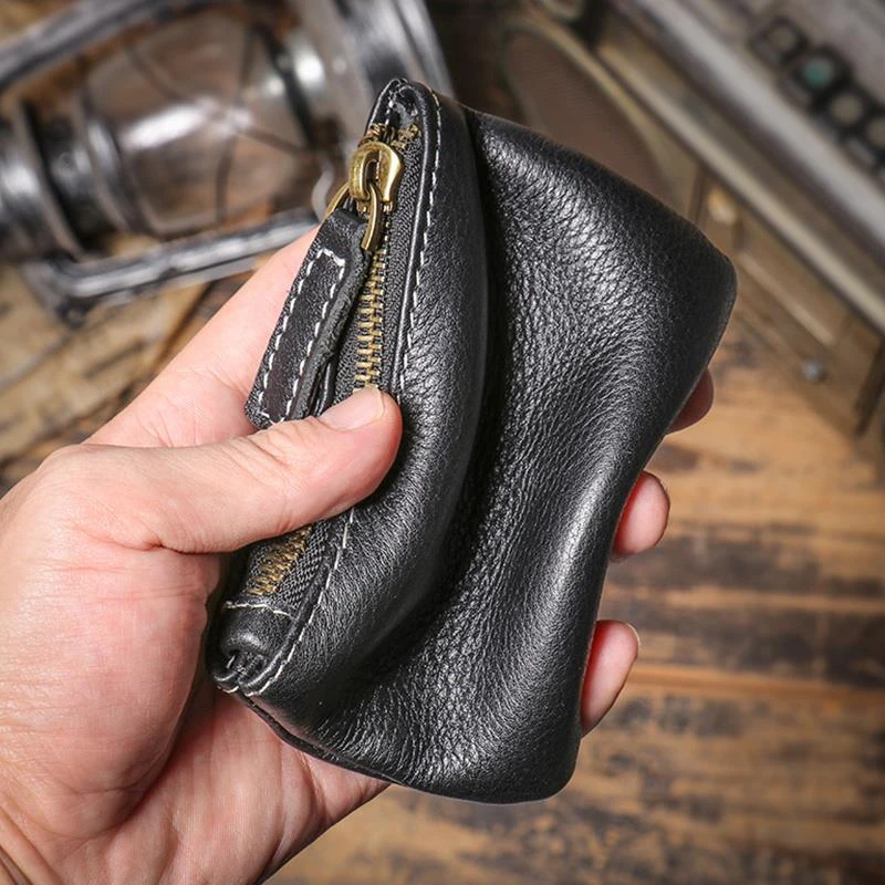 男士迷你零钱包短款超薄小钱夹拉链钥匙硬币手包女式百搭时尚