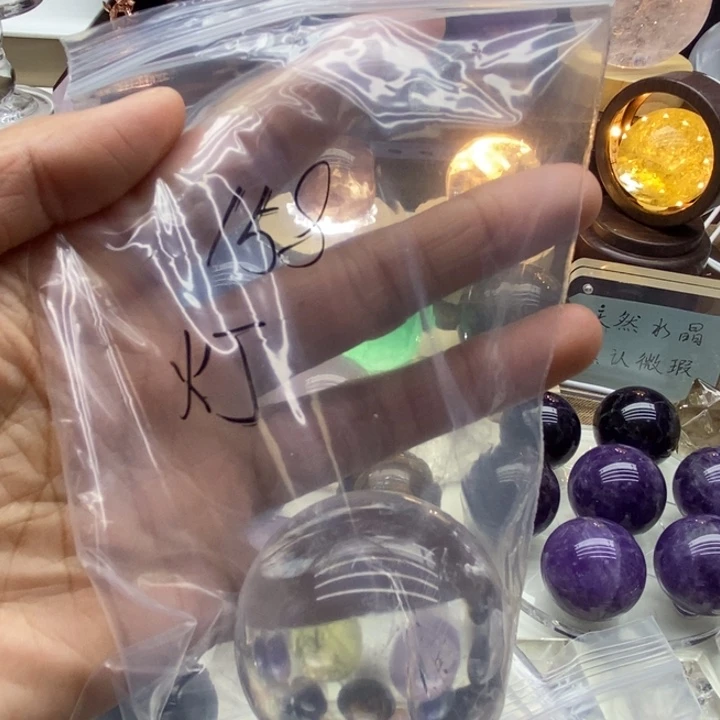 水晶摆件未镶嵌?****)天然白水晶球