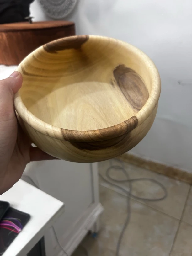 新疆喀什维吾尔族传统手工艺品核桃树原木制作木碗环保碗
