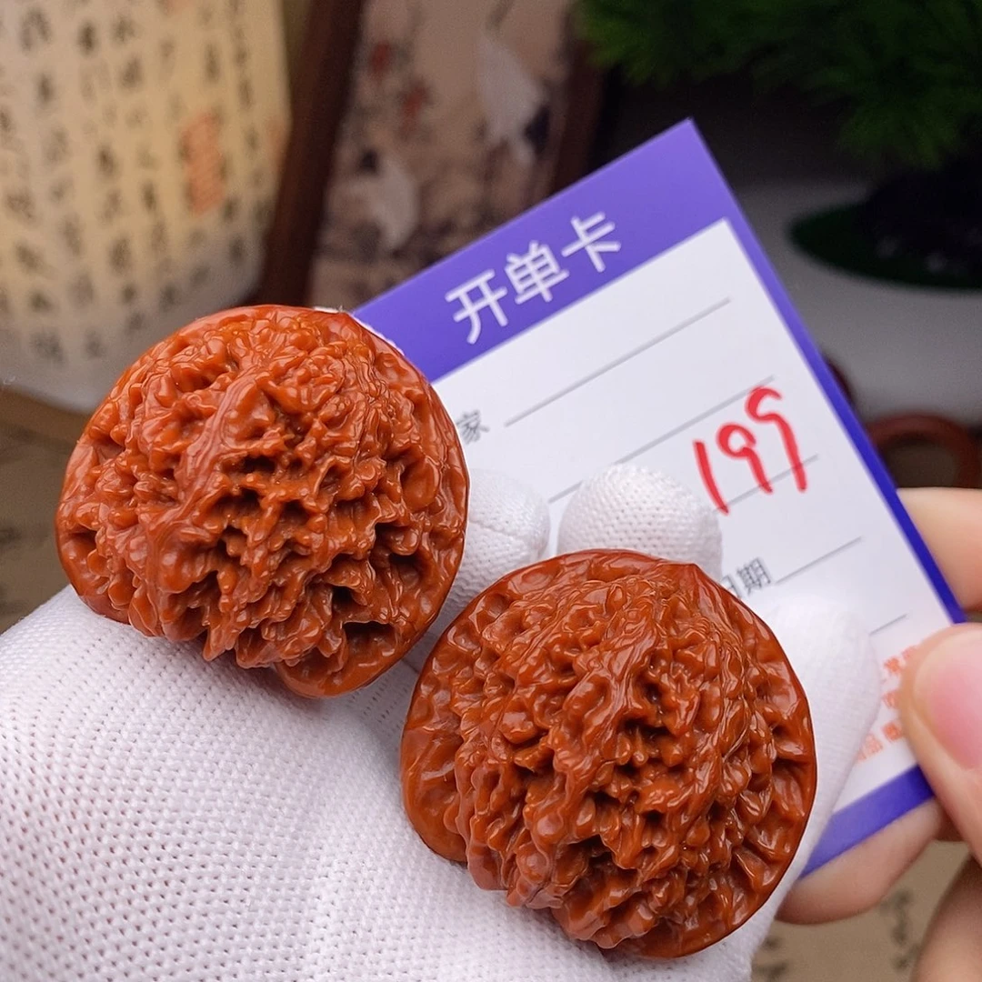 文玩核桃把件40百花山199