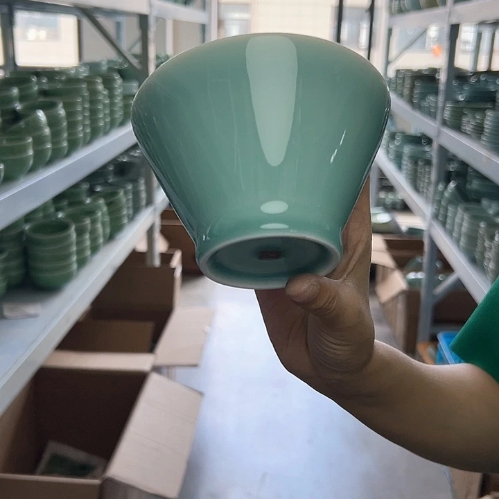 龙泉云间青瓷小米茶器