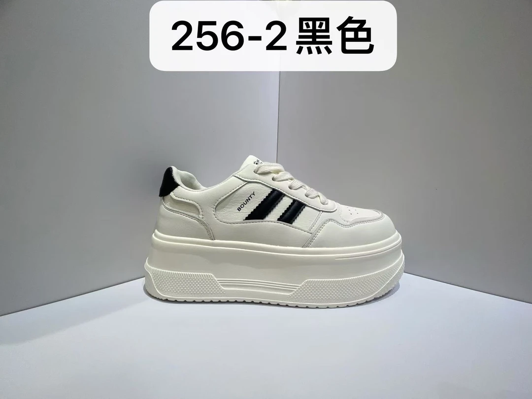 【朱砂痣】松糕底厚底小白鞋百搭鞋运动休闲板鞋  256-2