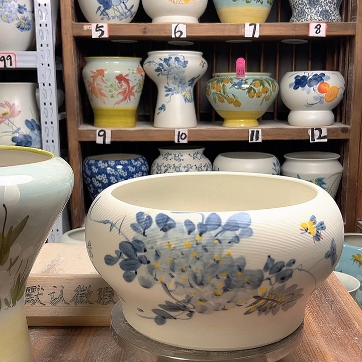 陶口25兰兰紫藤新款陶瓷陶瓷