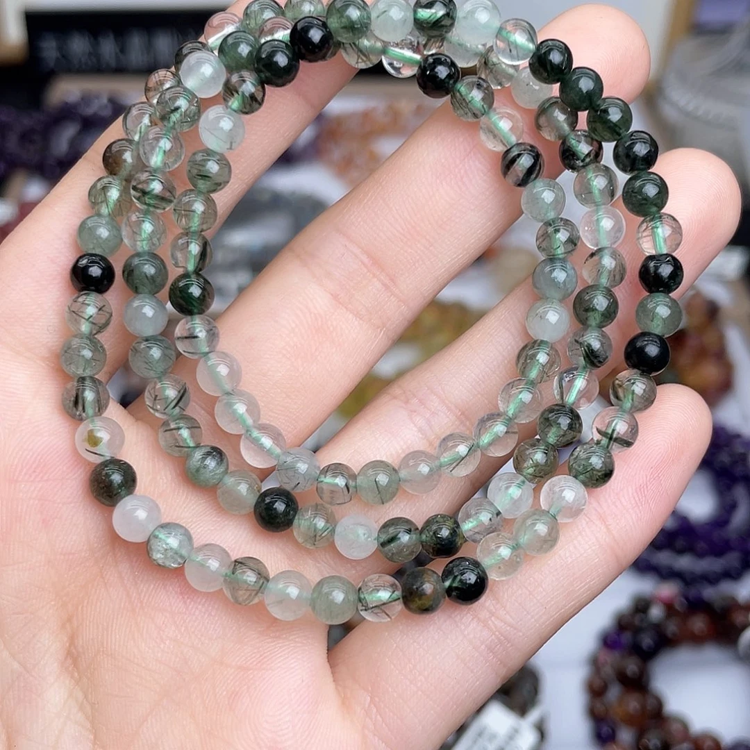 未镶嵌水晶手串天然