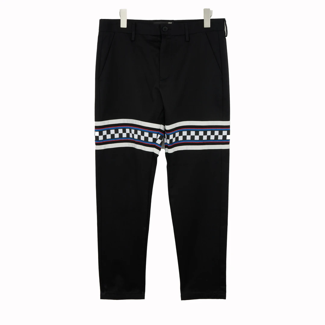 未使用 Moschino/莫斯奇诺 男式直筒百搭长裤MP54980T7695C74