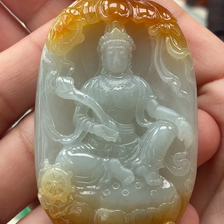 翡翠未镶嵌颈饰天然翡翠a货