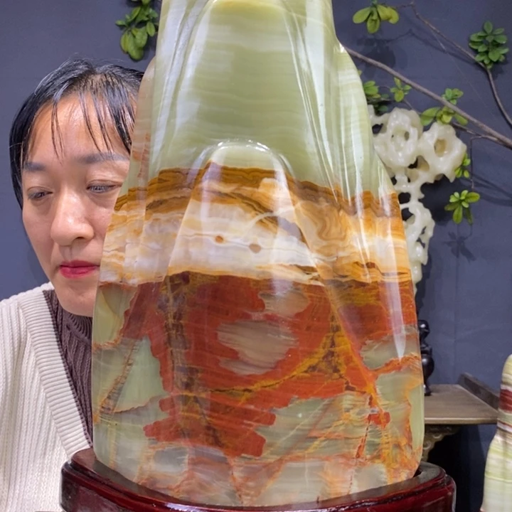 石材精品古青石摆件