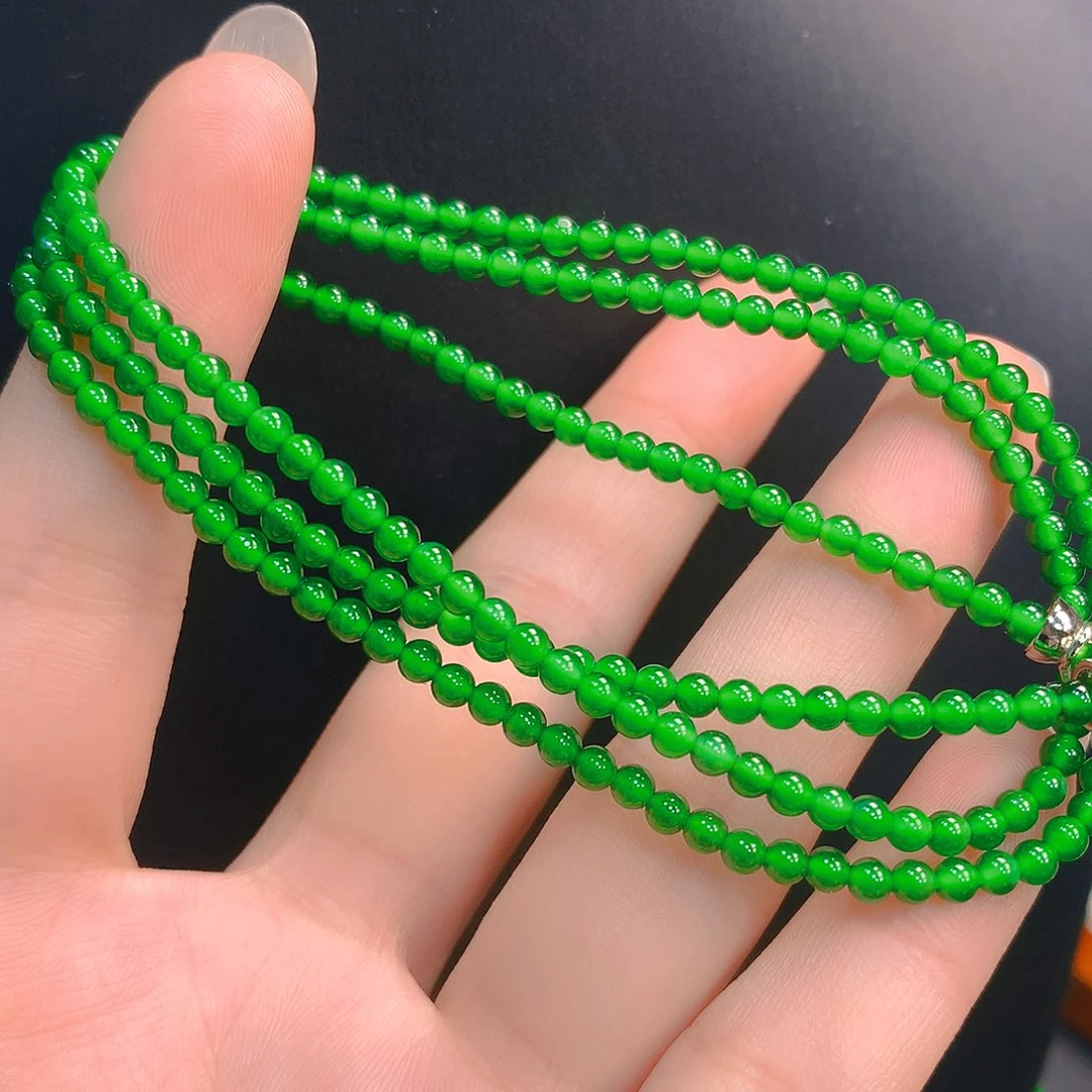 翡翠未镶嵌吊坠(不含链)项链3