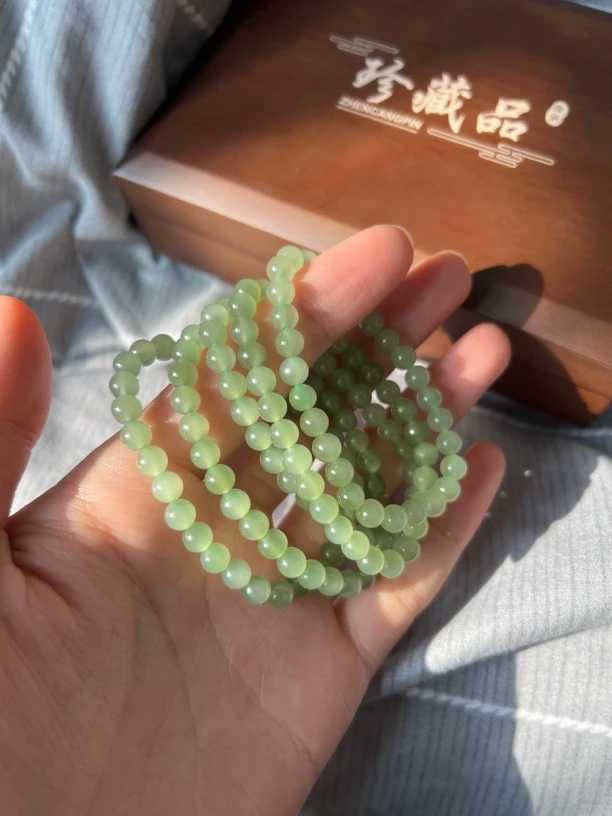 和田玉女士手串6mm（多样性发货发其一）