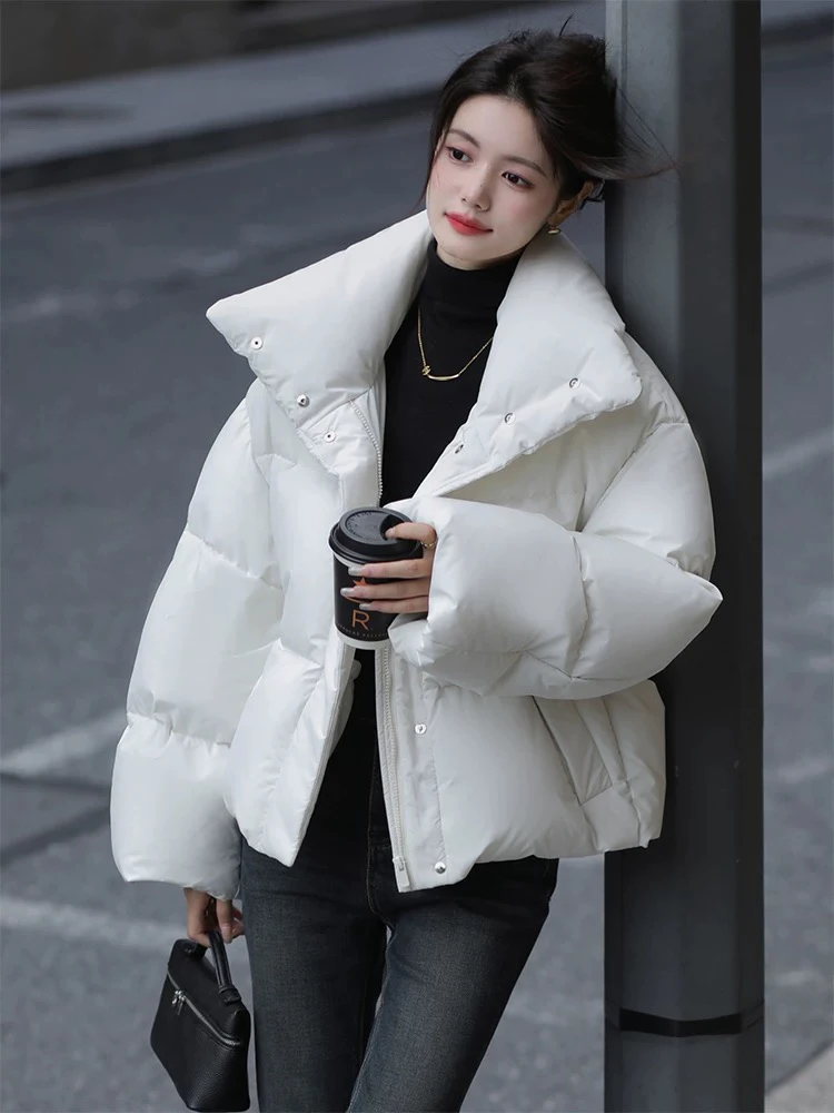 短款直襟翻领女士短款韩版连帽ins时尚（实物以直播间为准）百搭